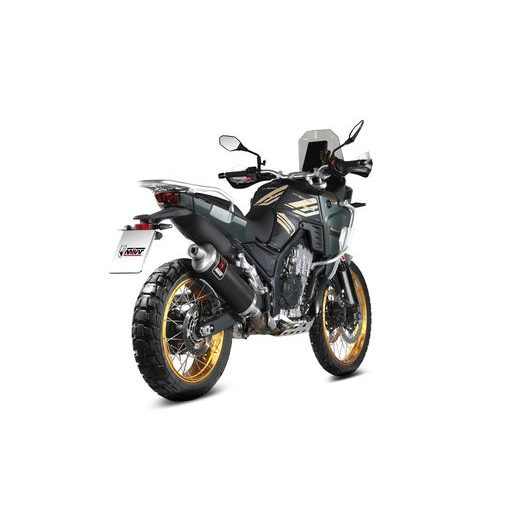 KONCOVKA VÝFUKU MIVV DAKAR KO.002.LEKB ČERNÁ - KONCOVKY VÝFUKU - NA MOTORKU