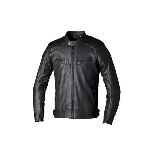 RST 3537 ROADSTER AIR CE MENS LEATHER JACKET - ČERNÁ