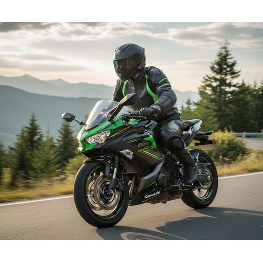 KOŽENÁ BUNDA KAWASAKI HIGHTECH TOURER - KOŽENÉ BUNDY - NA MOTORKÁŘE