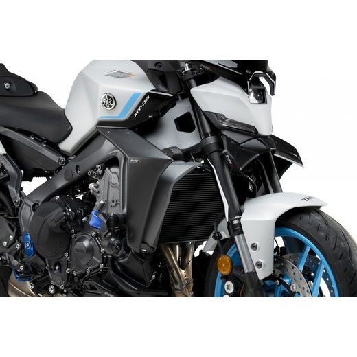 BOČNÍ SPOILERY PUIG DOWNFORCE 22080J MATNÁ ČERNÁ - PLEXI ŠTÍTY - NA MOTORKU