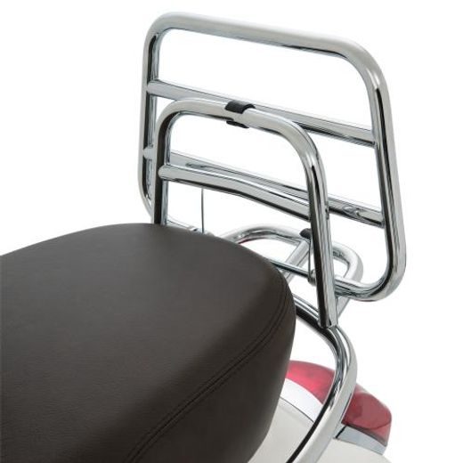 SKLÁDACÍ ZADNÍ NOSIČ CHROM PRO VESPA PRIMAVERA/SPRINT - ZAVAZADLA - NA MOTORKU