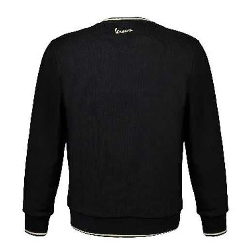 PÁNSKÁ MIKINA VESPA "75." - ČERNÁ - MIKINY - NA MOTORKÁŘE