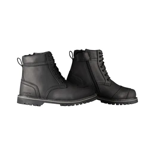 PÁNSKÉ BOTY - RST 103576 ROADSTER WATERPROOF BOOT - ČERNÉ - KOŽENÉ BOTY - NA MOTORKÁŘE