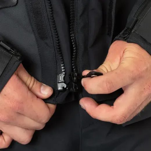 BUNDA S LAMINOVANOU MEMBRÁNOU IXS VENTURE-GTX 1.0 X2-001405 ČERNO-ŠEDÁ - PRODLOUŽENÁ - ENDURO BUNDY - NA MOTORKÁŘE