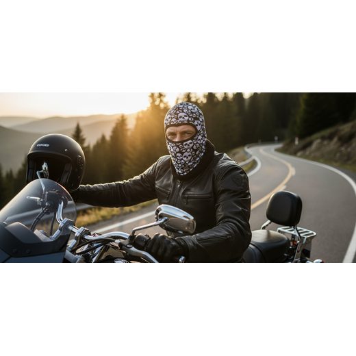 KUKLA A NÁKRČNÍK OXFORD CLAVA SKULLS - ŠÁTKY A KUKLY - NA MOTORKÁŘE