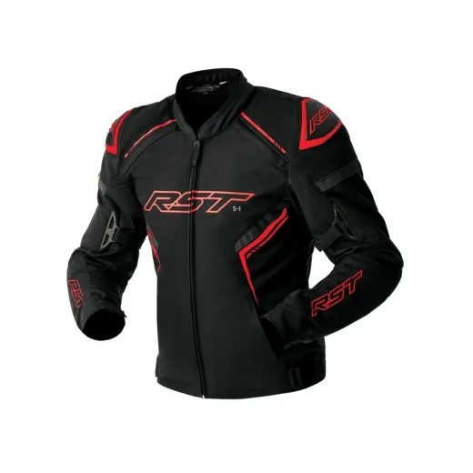 PÁNSKÁ TEXTILNÍ BUNDA - RST 103614 S1 D3O TEXTILE JACKET - ČERVENÁ - TEXTILNÍ BUNDY - NA MOTORKÁŘE