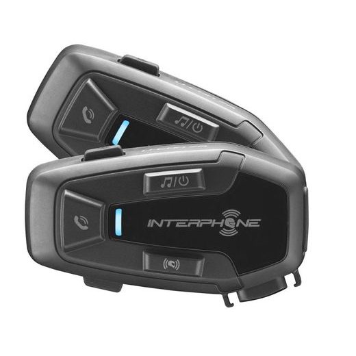 BLUETOOTH HEADSET PRO UZAVŘENÉ A OTEVŘENÉ PŘILBY INTERPHONE U-COM7R, TWIN PACK - INTERKOMY - NA MOTORKÁŘE