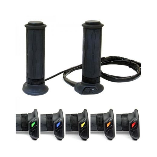 VYHŘÍVANÉ RUKOJETI KOSO HG-13 INTEGROVANÝ SPÍNAČ 130MM - VYHŘÍVANÉ RUKOJETI - NA MOTORKU