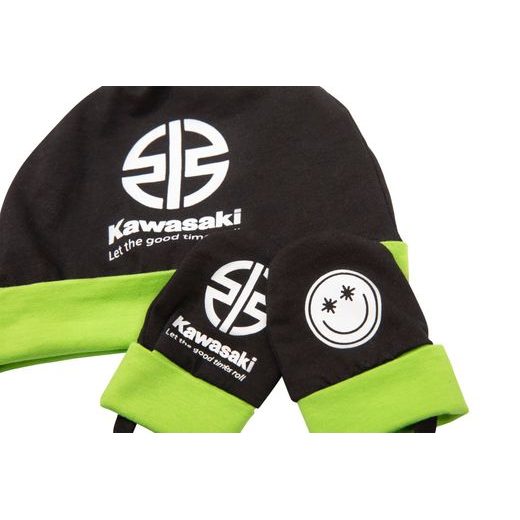 DĚTSKÁ ČEPICE & RUKAVICE KAWASAKI - PRO DĚTI - NA MOTORKÁŘE