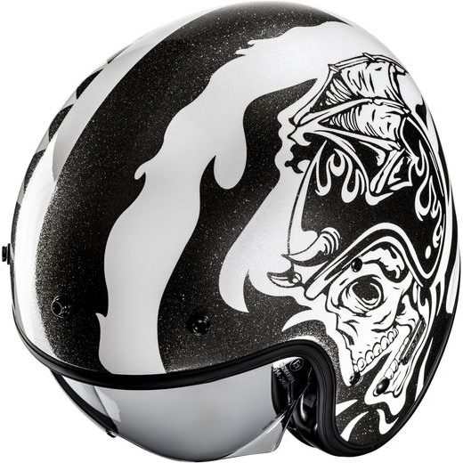 HJC PŘILBA V31 FLAME MC5 - OTEVŘENÉ HELMY - NA MOTORKÁŘE