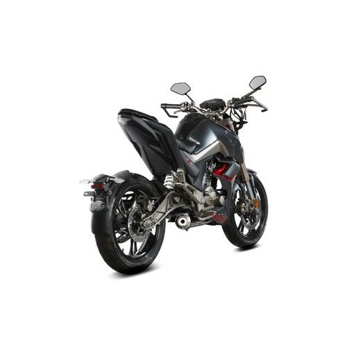 VÝFUK KOMPLETNÍ 1X1 MIVV X-M1 Z.002.SC4B ČERNÁ - DVOJITÉ KONCOVKY VÝFUKU - NA MOTORKU