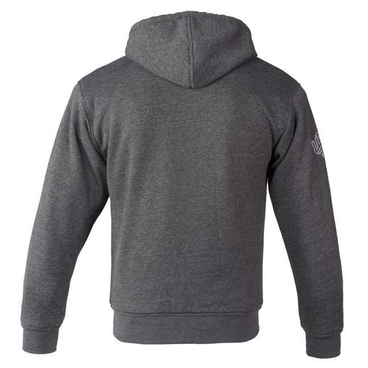 PÁNSKÁ MIKINA MBW TRAVIS ARAMID - ŠEDO-ČERVENÁ - TEXTILNÍ BUNDY - NA MOTORKÁŘE