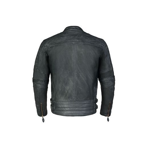 RETRO PÁNSKÁ KOŽENÁ BUNDA MBW HURRICANE - ČERNÁ - KOŽENÉ BUNDY - NA MOTORKÁŘE