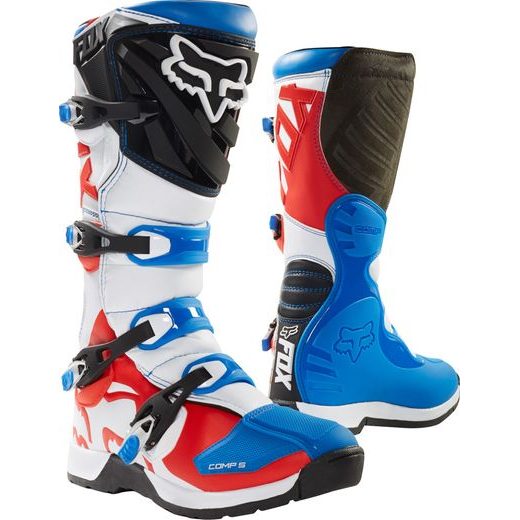 PÁNSKÉ MX BOTY FOX BOOTS COMP 5 BOOT - MODRÁ