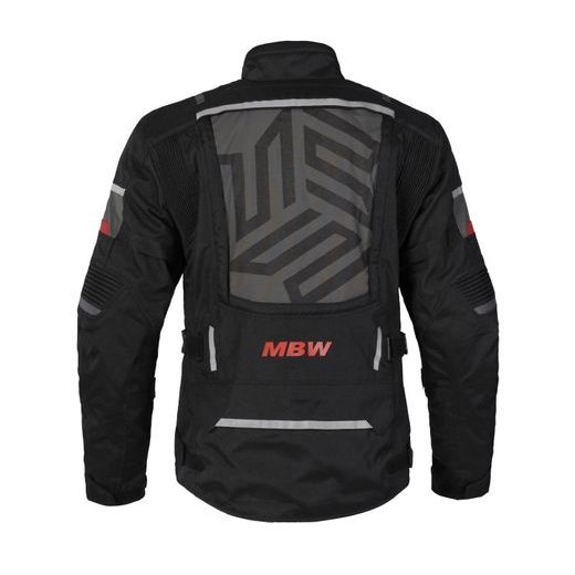 PÁNSKÁ TŘÍVRSTVÁ TEXTILNÍ MOTO BUNDA MBW MEMPHIS JACKET - ČERNÁ - TEXTILNÍ BUNDY - NA MOTORKÁŘE