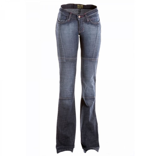 KEVLAROVÉ JEANY DRAGGIN STRETCH BLUE MINX LADIES - KEVLAROVÉ KALHOTY - NA MOTORKÁŘE