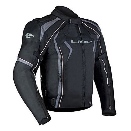 PÁNSKÁ TŘÍVRSTVÁ TEXTILNÍ BUNDA MBW NEO - ČERNO ŠEDÁ - TEXTILNÍ BUNDY - NA MOTORKÁŘE