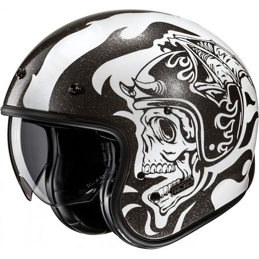 HJC PŘILBA V31 FLAME MC5 - OTEVŘENÉ HELMY - NA MOTORKÁŘE
