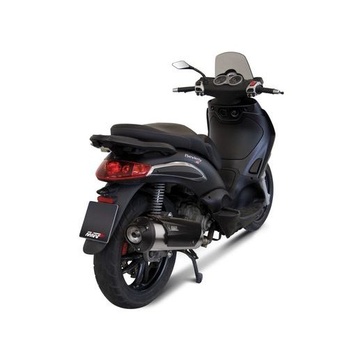VÝFUK KOMPLETNÍ 1X1 MIVV C.PG.0015.K NEREZ KATALYZOVANÝ TLUMIČ - VÝFUKY - NA MOTORKU