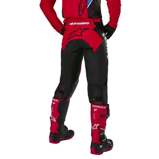 KALHOTY RACER ICONIC HONDA KOLEKCE, ALPINESTARS (ČERVENÁ/ČERNÁ/MODRÁ/BÍLÁ) 2024 - MOTOKROSOVÉ KALHOTY - NA MOTORKÁŘE