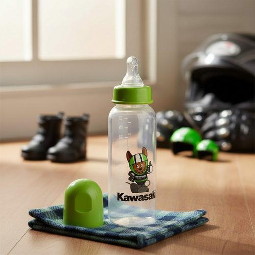 DĚTSKÁ LÁHEV KAWASAKI, 250ML - PRO NEJMENŠÍ - NA MOTORKÁŘE