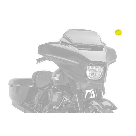 PLEXI ŠTÍT PUIG HIGH-ROAD SPORT 22109G ŽLUTÁ - PLEXI ŠTÍTY - NA MOTORKU
