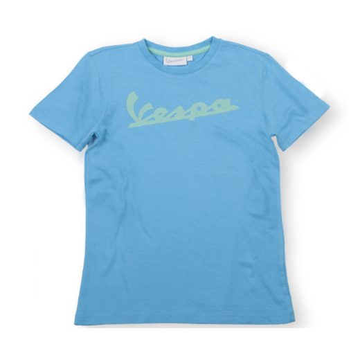 DĚTSKÉ TRIČKO VESPA "LOGO" - MODRÁ - NA MOTORKÁŘE