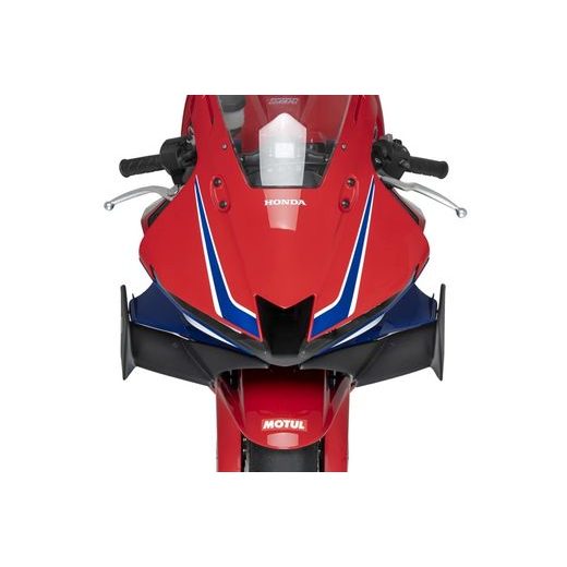 PŘEDNÍ SPOILERY PUIG GP 22192C KARBONOVÝ VZHLED - PLEXI ŠTÍTY - NA MOTORKU