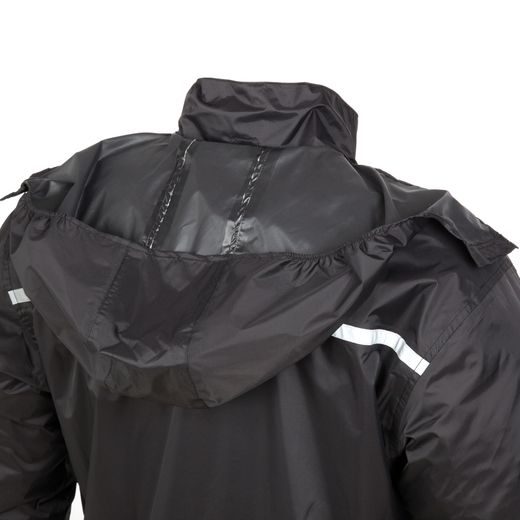 NANO RAIN PLUS REGENJACKE, SUPERKOMPAKT SCHWARZ - BUNDY - NA MOTORKÁŘE
