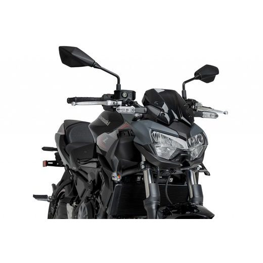 SPOILERY PUIG D12 22472N ČERNÝ - PLEXI ŠTÍTY - NA MOTORKU