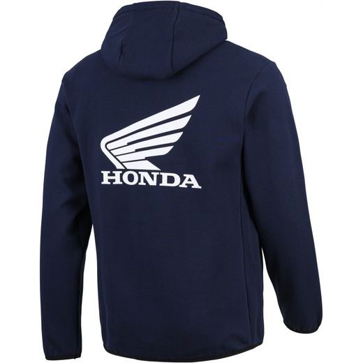HONDA MIKINA S KAPUCOU - MODRÁ - DÁRKY PRO FANOUŠKY HONDA - NA MOTORKÁŘE