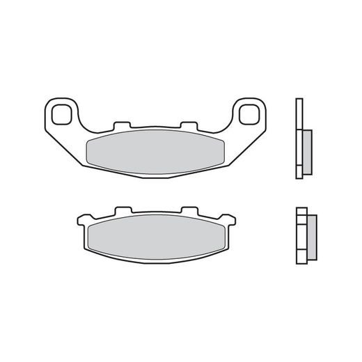 BRZDOVÉ DESTIČKY BREMBO 07KA11SP