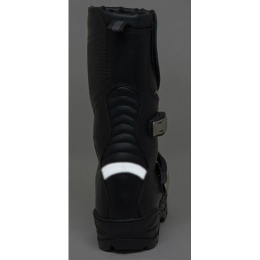 CESTOVNÍ KOŽENÉ BOTY MBW TANER - ČERNÉ - KOŽENÉ BOTY - NA MOTORKÁŘE