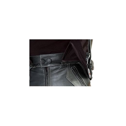 KOŽENÁ MOTO BUNDA MBW LARROS - ČERNÁ - KOŽENÉ BUNDY - NA MOTORKÁŘE