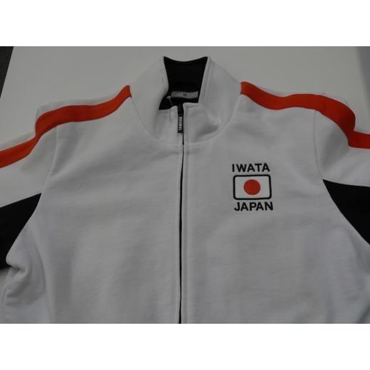 MIKINA YAMAHA IWATA, BÍLÁ SE ZIPEM - MIKINY - NA MOTORKÁŘE