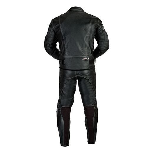 KOŽENÁ MOTO BUNDA MBW LARROS - ČERNÁ - KOŽENÉ BUNDY - NA MOTORKÁŘE