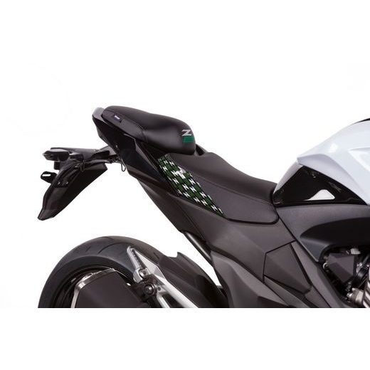 SHAD KOMFORTNÍ SEDLO SHAD SHK0Z8307C ČERNO/ZELENÉ, ZELENÉ ŠVY - SEDLA - NA MOTORKU