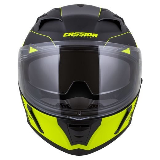 CASSIDA HELMA INTEGRAL 3.0 ROXOR - ŽLUTÁ - SE SLUNEČNÍ CLONOU - NA MOTORKÁŘE