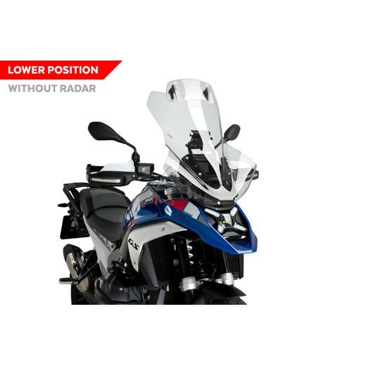 PLEXI ŠTÍT PUIG TOURING PLUS WITH VISOR 22329W PRŮHLEDNÝ - PLEXI ŠTÍTY - NA MOTORKU