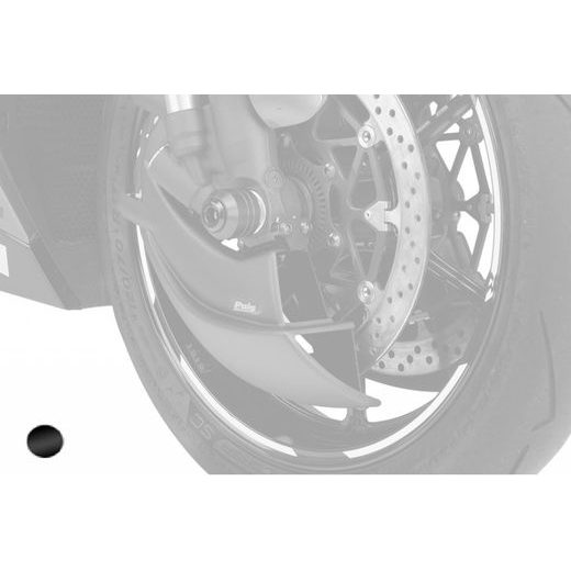 CHLADIČ BRZDY PUIG 22405N ČERNÝ - PLEXI ŠTÍTY - NA MOTORKU