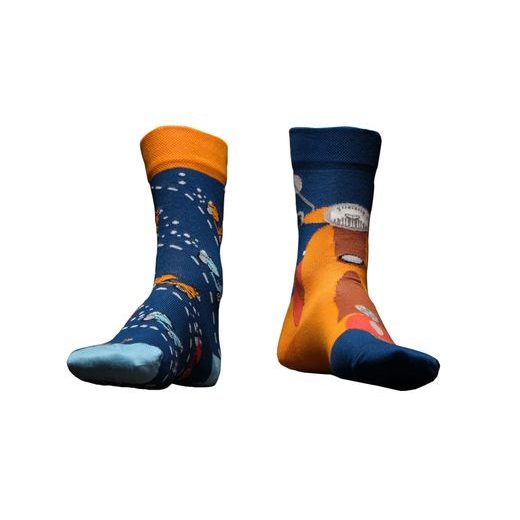 FABIONI PONOŽKY SE SKÚTRY - BAREVNÉ - PONOŽKY - NA MOTORKÁŘE