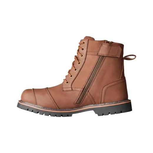 RST 3576 ROADSTER 3 CE WATERPROOF MENS BOOT - HNĚDÁ - KOŽENÉ BOTY - NA MOTORKÁŘE