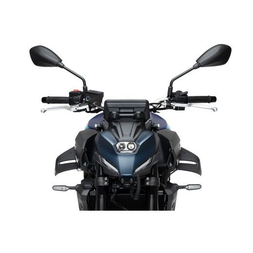 SPOILERY PUIG D12 22416J MATNÁ ČERNÁ - PLEXI ŠTÍTY - NA MOTORKU