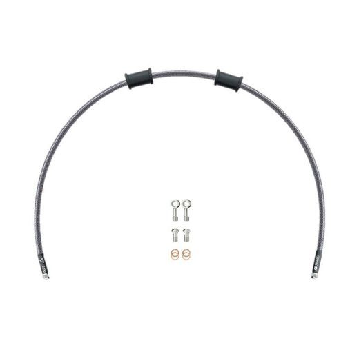 HADICE SPOJKY VENHILL POWERHOSEPLUS KAW-11010C-CL (1 HADICE V SADĚ) PRŮHLEDNÉ HADICE, CHROMOVÉ KONCOVKY - LANKA A HADICE - NA MOTORKU