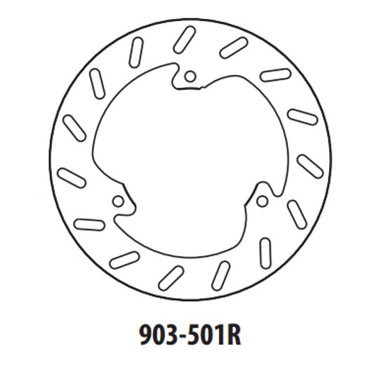 BRZDOVÝ KOTOUČ GOLDFREN 903-501R ZADNÍ 230 MM