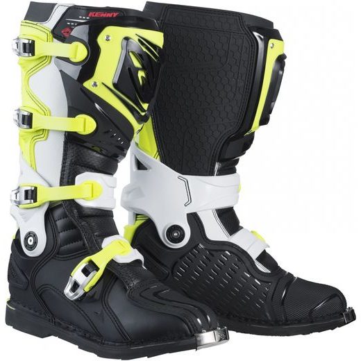KENNY BOTY TITANIUM 17 BLACK/WHITE/NEON YELLOW - MOTOKROSOVÉ BOTY - NA MOTORKÁŘE