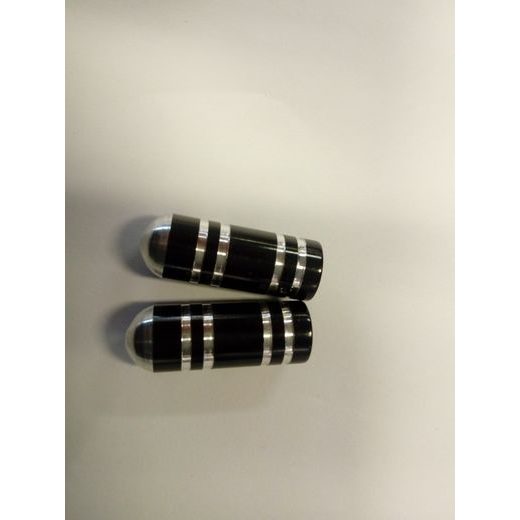 ČEPIČKY NA VENTILEK VC981U BLACK - OZDOBNÉ DOPLŇKY - NA MOTORKU