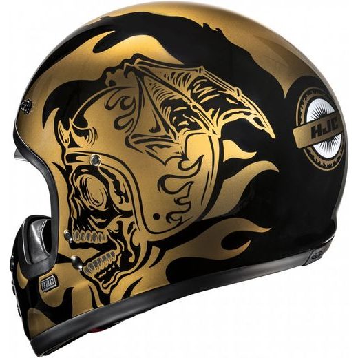 HJC PŘILBA V60 FLAME MC9 - BEZ SLUNEČNÍ CLONY - NA MOTORKÁŘE