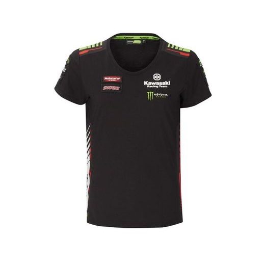 DÁMSKÉ TRIČKO KAWASAKI RACING TEAM WSBK 2022 - ČERNÁ