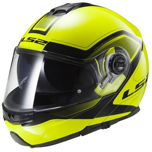 HELMA NA MOTORKU LS2 FF325 STROBE CIVIK HI-VIS YELLOW BLACK